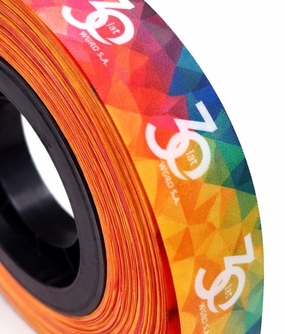 Ozdobná stuha s logem