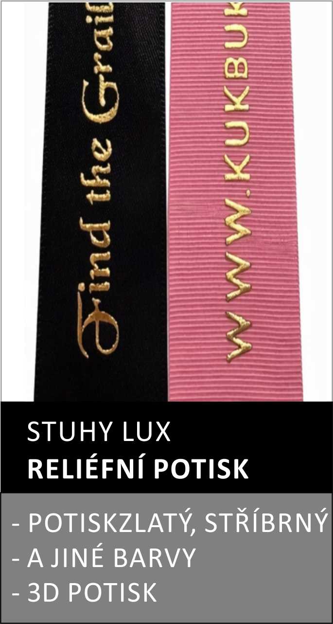 STUHY S 3D RELIÉFNÍM POTISKEM